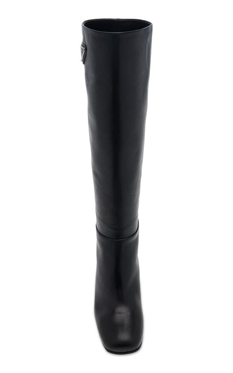 stivali boot prada|Black Leather Boots .